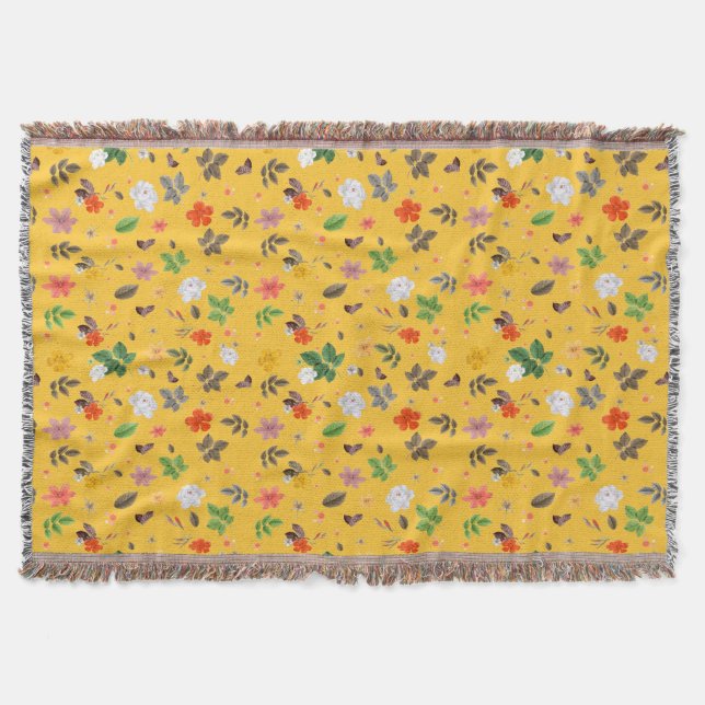 Couverture Fleurs jaunes et roses blanches 10 (Devant)