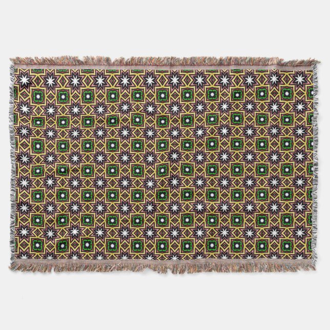 Couverture Fleurs Mandala Orange En Floraison Jeter Blanket (Devant)