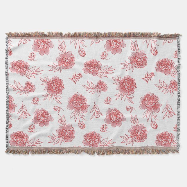Couverture Fleurs Rouges Chic   (Devant)
