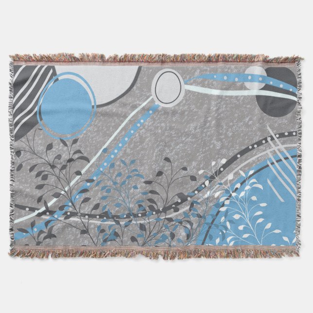 Couverture Fleurs Tropicales Botaniques Abstraites (Devant)