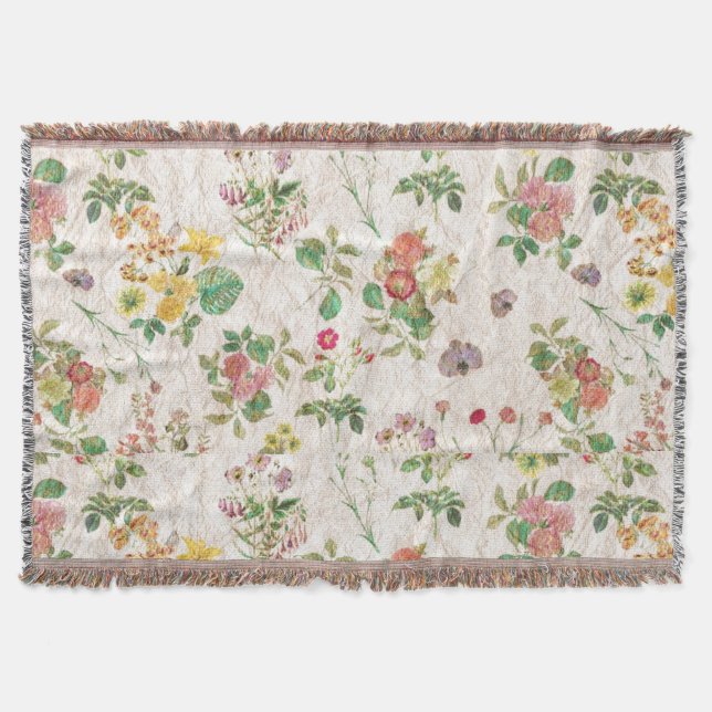 Couverture Fleurs Vintage (Devant)