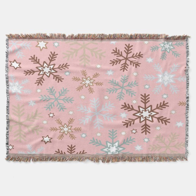 Couverture Flocon rose Pinkie  (Devant)