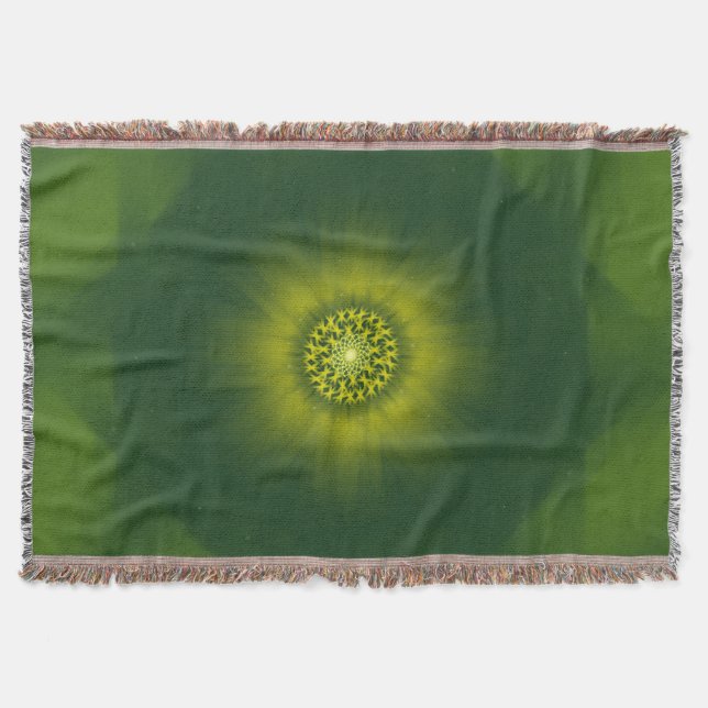Couverture Floraison de poussière d'or – Fractale botanique (Devant)