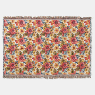 Couverture Floral vibrant avec tournesol et Feuille