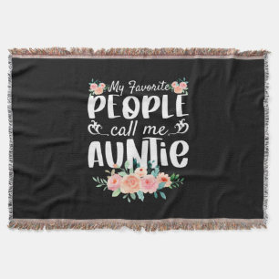 Couverture Florals Mes Gens Préférés M'Appelent Tante