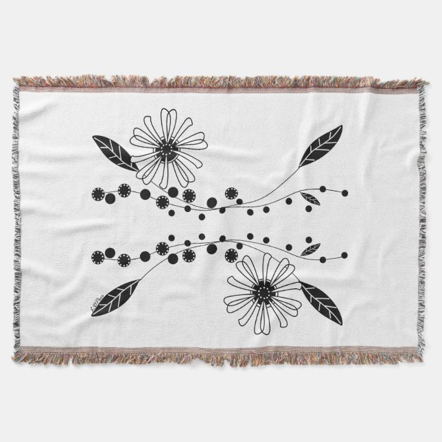 Couverture Flore noire et blanche (Devant)