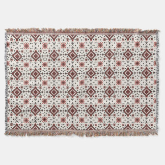 Couverture Folk Diamond Cross Stitch Seamless Pattern