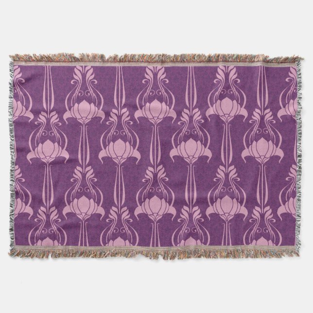 Couverture Fond d'écran floral violet rose (Devant)