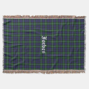 Couverture Forbes Clan Tartan Plaid Cube À Jeu Personnalisé