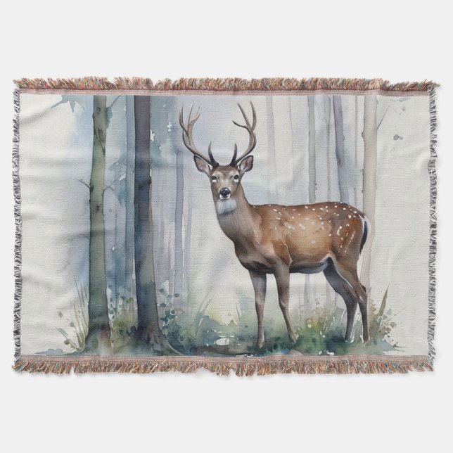 Couverture Forêt de lancers de cerfs (Devant)