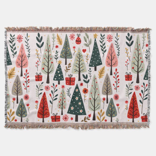 Couverture Forêt de sapins de Noël fantaisistes (Devant)
