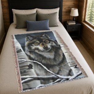 Couverture Forêt mystique de bouleaux aux loups alpha en hive