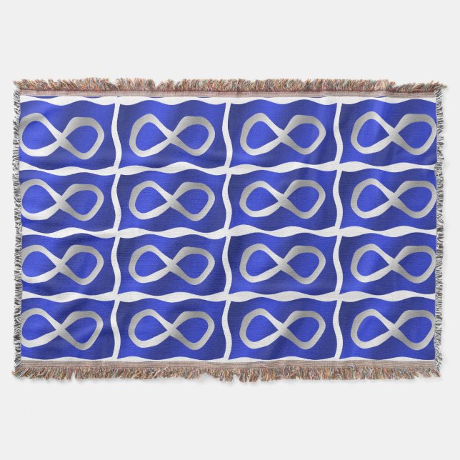 Couverture Forme de drapeau des Métis Premières nations Jeter (Devant)