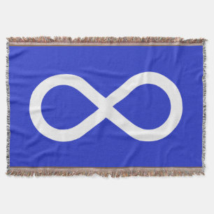 Couverture Forme de drapeau des Métis Premières nations Jeter