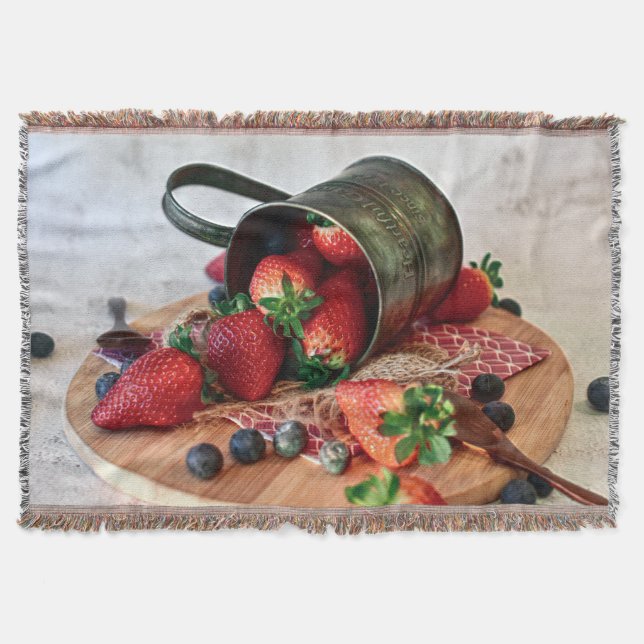 Couverture Fraises Blueberries Fruits et sucreries (Devant)