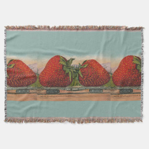 Couverture Fraises Giant Fruit Antique Fruit Amusant