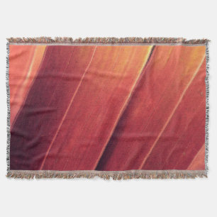 Couverture Franges de palme en rouille et or