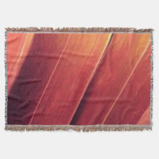 Couverture Franges de palme en rouille et or