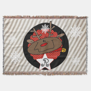 Couverture Frappes et points Reindeer Holiday Thon