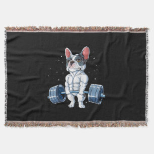 Couverture French Bulldog Poids Funny Deadlift Gym