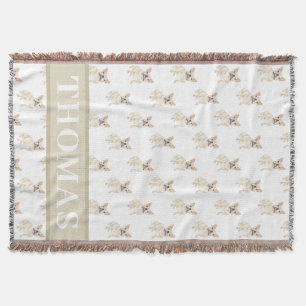 Couverture Frenchie personnalisé (Crème Fauve)
