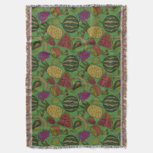 Couverture Fruit motif transparent motif de surface de frui