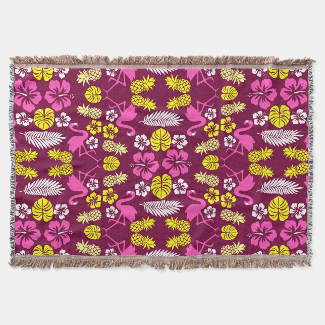 Couverture Fruit tropical floral (Devant)