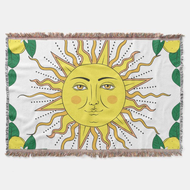 Couverture Fruits de citron tropicaux, Face Soleil. (Devant)