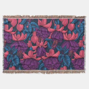Couverture Fuchsia en bleu et violet