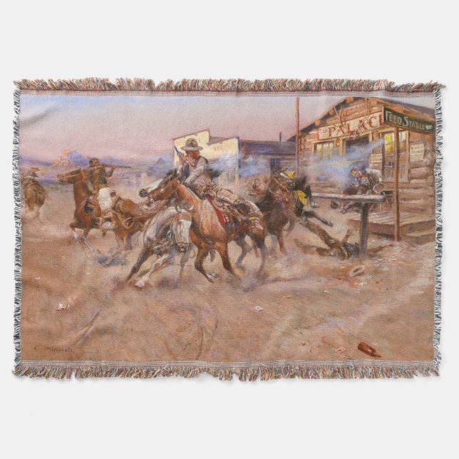 Couverture Fumée d'un. 45, 1908 par Charles Marion Russell (Devant)