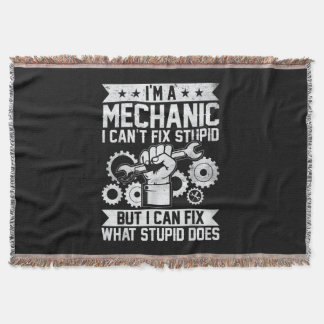 Couverture Funny Car Mechanic Engineer Men Women Kids Auto Me