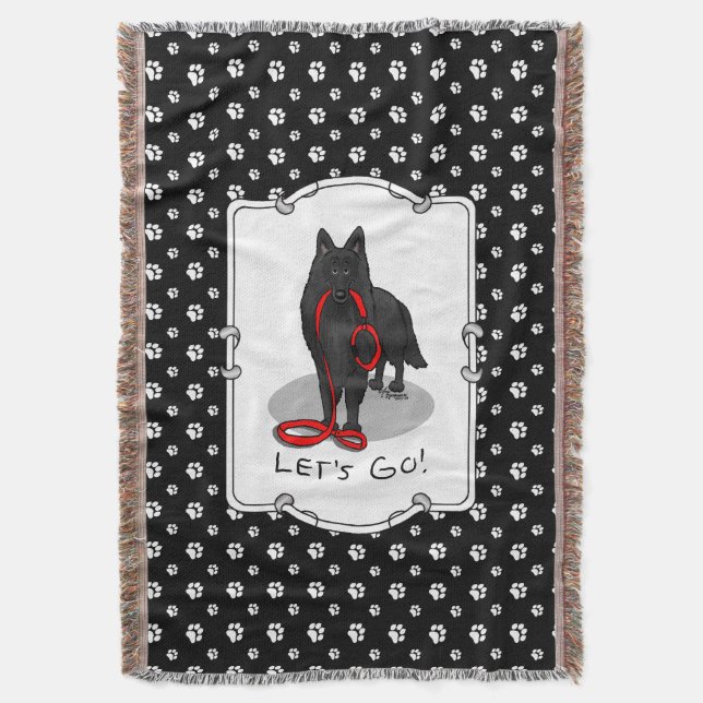 Couverture Funny Let's Go! Walk Belgian Sheepdog (black 1) (devant Vertical)