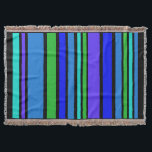 Couverture Funny Stripes coloré IV   votre couleur arrière -<br><div class="desc">Arrière - plan Stripes Motif couleur par EDDA Fröhlich / EDDArt | Basic : uni ou coloré Formes pour les amoureux des couleurs | Vous manquez d'autres couleurs ou produits avec ce design ? N'hésitez pas à me contacter : contact@eddart.de</div>