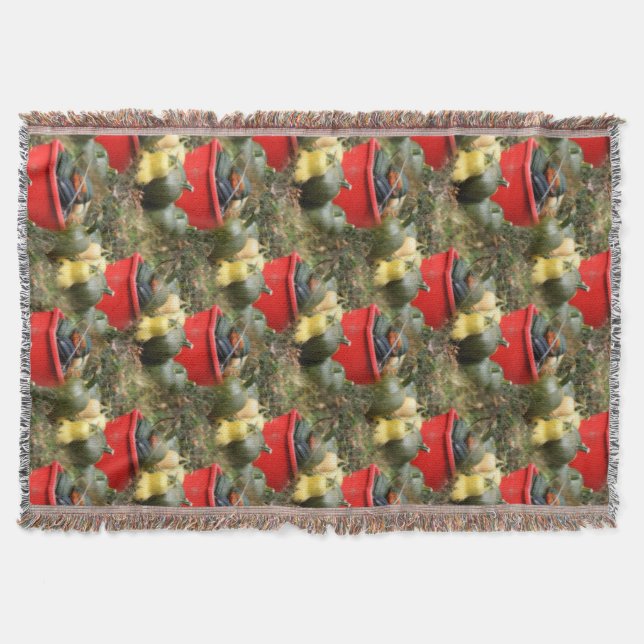 Couverture Garden Squash Harvest Nature Art Motif (Devant)