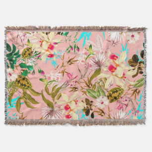 Couverture Gardenia   Motif Vintage de la nature botanique