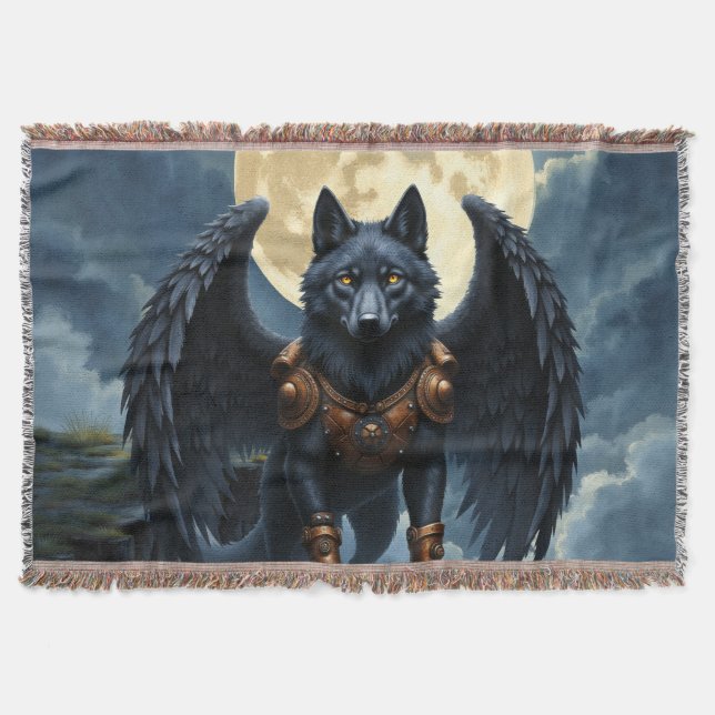Couverture Gardien de la Lune – Le Loup à l'Aile Noire (Devant)