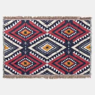 Couverture Géométrique Ethnique Oriental : Traditionnelle San