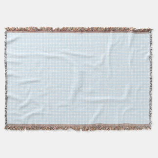 Couverture Gingham Grandmillennial - Bébé Bleu Cottagecore