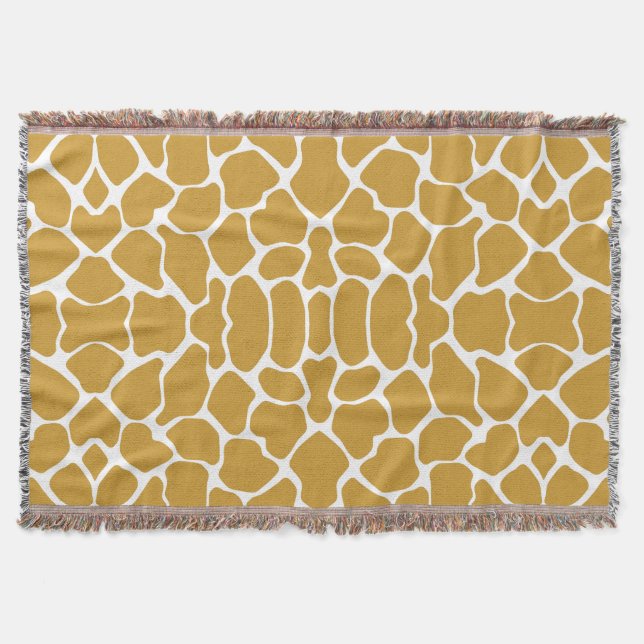 Couverture Girafe Safari Brun Soudan (Devant)