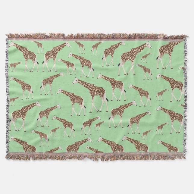 Couverture Giraffe Jungle Safari animal (Devant)