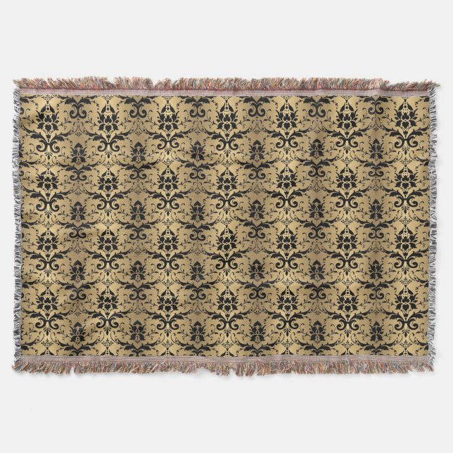 Couverture Glamorous Gold and Black Damas (Devant)