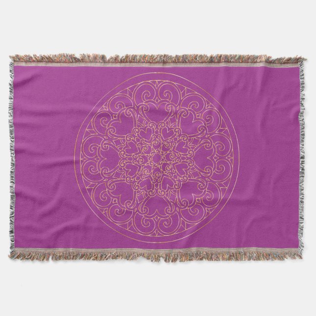 Couverture Golden Mandala - Lance Blanket (Devant)