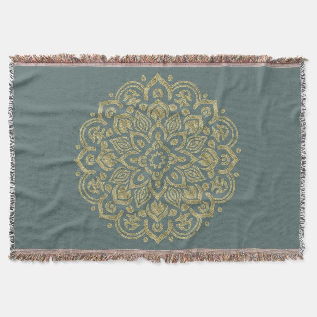 Couverture Golden Mandala - Lance Blanket (Devant)