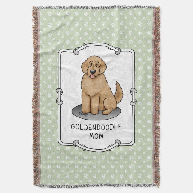 Couverture Goldendoodle Mom Doodle Mom (rouge doré) (devant Vertical)