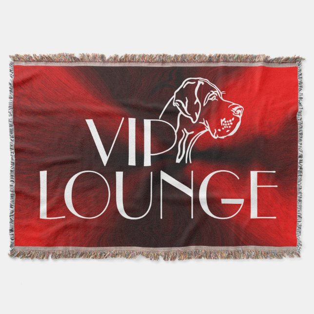 Couverture Grand Danois Plaid Salon VIP (Devant)