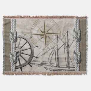 Couverture Graphisme vintage beige et Brown
