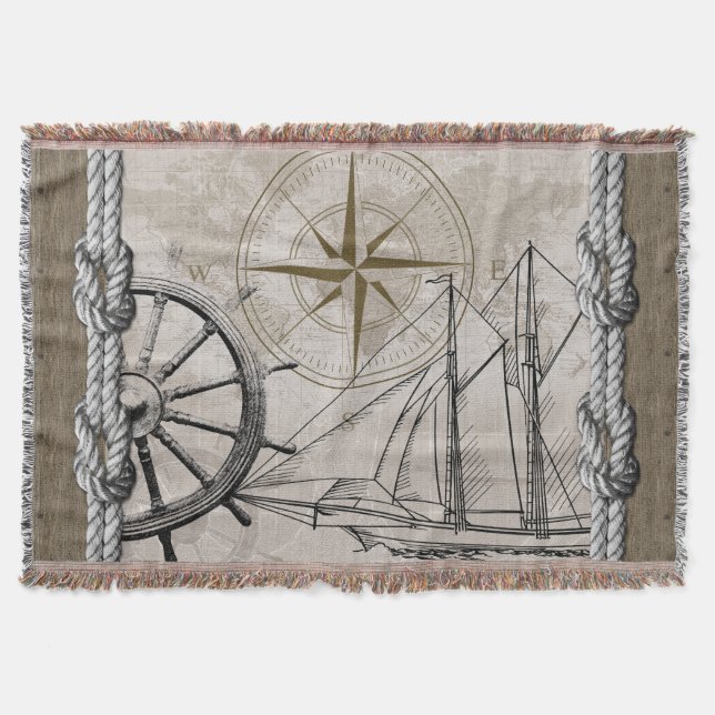 Couverture Graphisme vintage beige et Brown (Devant)