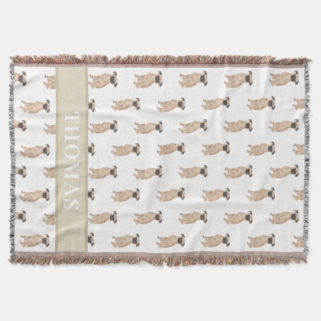 Couverture Griffon bruxellois personnalisé (Devant)