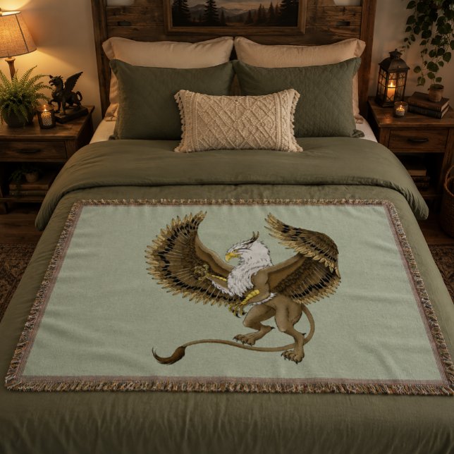 Couverture Griffon Mythique Fantastique Brun Majestueux (Créateur téléchargé)