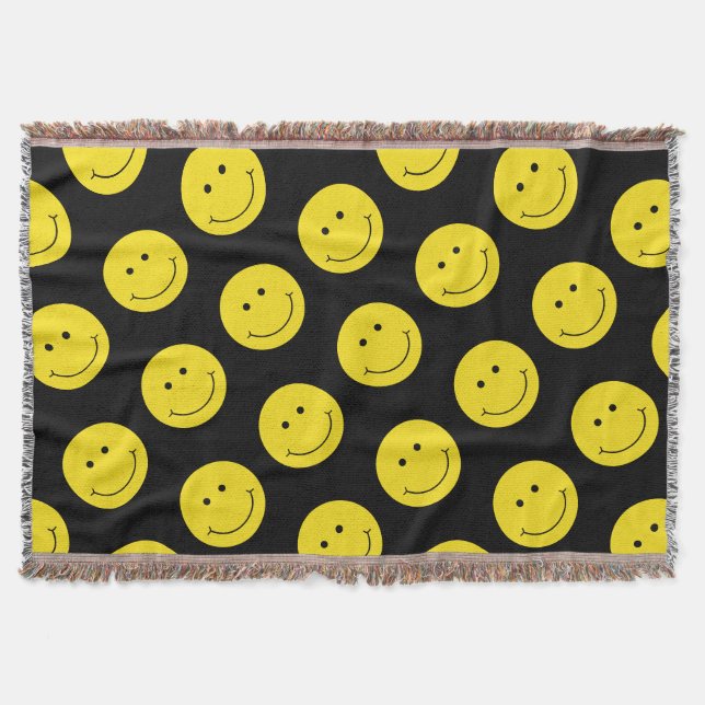 Couverture Grinning Smile Yellow Face Motif (Devant)